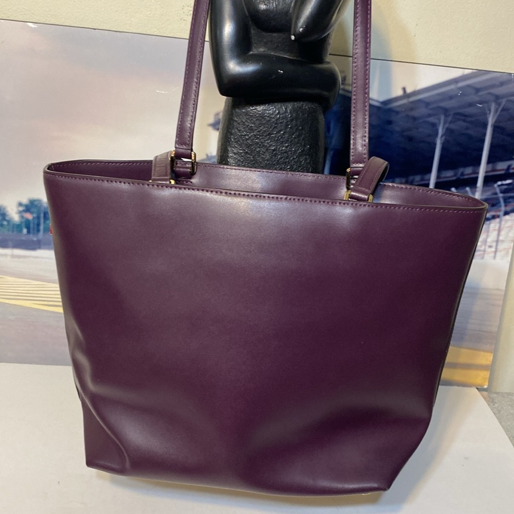 Michael Michael Kors Purple Leather Tote Bag - Picture 13 of 14